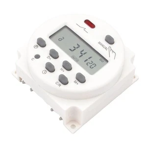 Wöchentlich programmierbare LCD-Zeitschaltuhr mit EIN/AUS-Funktionen für Haush - Picture 1 of 26