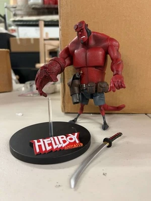 New Hellboy (No Horns) Animated Deluxe Action Figure Gentle Giant 2007 RARE - Image 1 of 4