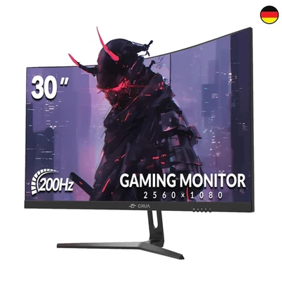 30 Zoll Curved Gaming Monitor VA 200Hz 1ms - Bild 1 von 4