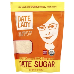 Date Sugar, 12 oz (340 g) - Picture 1 of 2