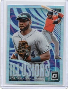 2020 Donruss Optic Illusions Yordan Alvarez Silver Prizm. - Picture 1 of 1