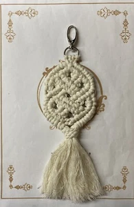 Pendant for Bag, Backpack,Macrame KEYCHAIN Amulet Talisman Infinity Celtic Knot - Picture 1 of 10
