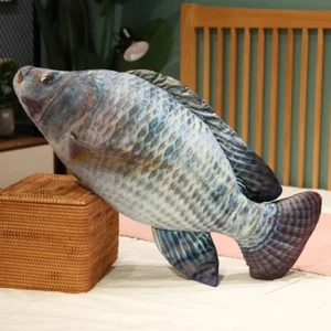 Tilapia Fish 16 Inch Stuffed Animal Plush Toys Toddler Fluffy Dolls Kids Gifts - Picture 1 of 1