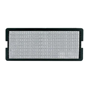 Briefset 6004 für Trodat Do-It-Yourself Typo Druckset, 4 mm Buchstaben - Bild 1 von 2