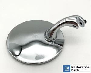 RH Chrome Peep Mirror GM Resto Accessory- Rain Defl Mount - 1934-50 Chevy Trucks - Picture 1 of 5