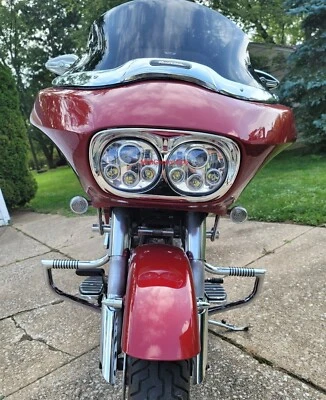 Se adapta a: Harley Davidson Road Glide 1998-2013. Juego de faros LED. ¡Envío EE. UU.! Foto 1 de 3