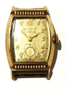 Reloj analógico mecánico de cuerda Bulova 21 joyas genuino vintage movimiento EE. UU. - Imagen 1 de 5