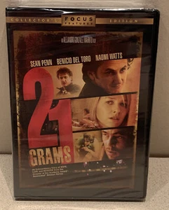 21 Grams DVD (DVD, 2003) Collector’s Widescreen Edition. Sean Penn. NEW ~ Sealed - Picture 1 of 4