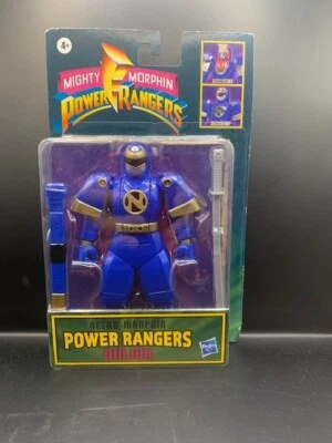 Figura Ninja Mighty Morphin Power Rangers NINJOR Retro Morphin Blue Hasbro Nueva Foto 1 de 2