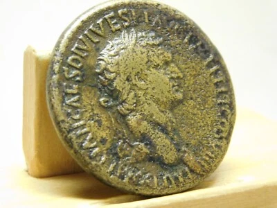 Domitian ae sestertius, R.I.C. 448, 81-96 A.D., Lugdunum mint - Image 1 of 4