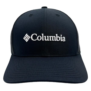 Gorra Columbia Gorra A Presión Negra Plata Logo Camionero Aire Libre Campamento Senderismo Para Hombres - Imagen 1 de 8