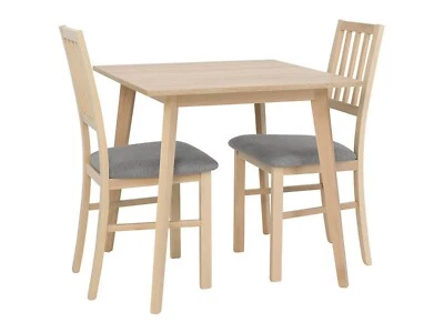 Dining Table + 2 Chairs , D80 x H80cm Asti - Image 1 of 4