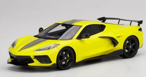 1/18 Top Speed Chevrolet Corvette Stingray C8.R Accelerate Yellow Model TS0389 - Picture 1 of 1