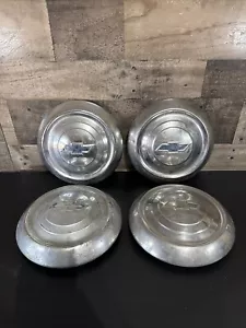 "Juego de 4 tapacubos OEM para coche Chevrolet 1951 1952 1953 9,5"" plato para perros 51 52 53 #2" - Imagen 1 de 24