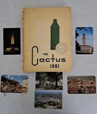 1961 UT University of Texas Yearbook, The Cactus, Austin TX + Postcards #2.2.6