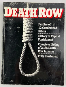 Death Row, Vol. 1 No. 1, 1989, Capital Punishment & Death Row Inmates, Trade PBK - Bild 1 von 13