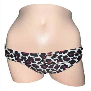 MICHAEL Michael Kors Black Multicolor Logo Ring-Detail Swim Bottoms Small NWT - Picture 1 of 8