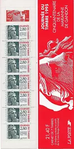 CARNET BC2935 JOURNEE DU TIMBRE 1995 NEUF ** NON PLIE LUXE - MARIANNE DE GANDON - Photo 1/1