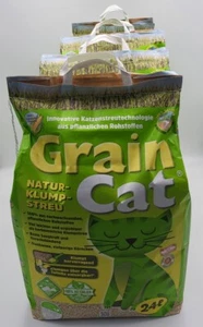 Grain Cat Öko-Katzenstreu CornCat GrainCat 4 x 24 Liter Katzenststreu klumpend
