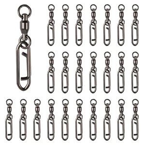 25Pcs Fishing Speed Clips Quick Change Fishing Snap Swivels Fishing Power Clips - Picture 1 of 6
