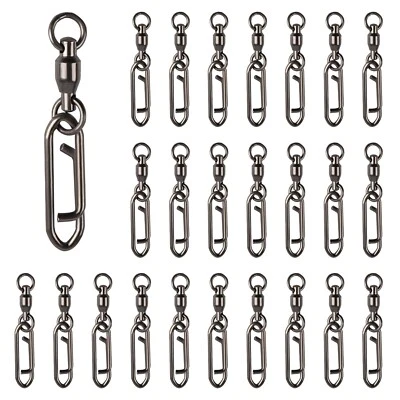 25Pcs Fishing Speed Clips Quick Change Fishing Snap Swivels Fishing Power Clips  - Image 1 of 4
