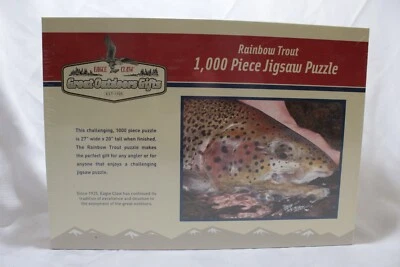 Eagle Claw Great Outdoor Gifts Rainbow Trout 1000 piece puzzle - Image 1 of 3