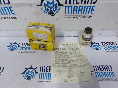 Bouton Poussoir Illuminé Square D Classe 9001 Type KM-1 110-120V 50-60Hz - Photo 1/4