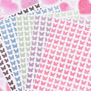 Adesivi farfalla glitter! - Da 0,3 a 1 pollice - Foto 1 di 8