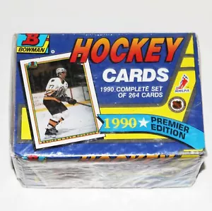 Paquete completo de tarjetas coleccionables de hockey Bowman B 1990 90' NHLPA 264 de tarjetas - Imagen 1 de 2