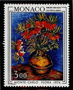 MONACO #1022 MNH VF/XF OG 3,00F International Flower Show 1976 - Picture 1 of 2