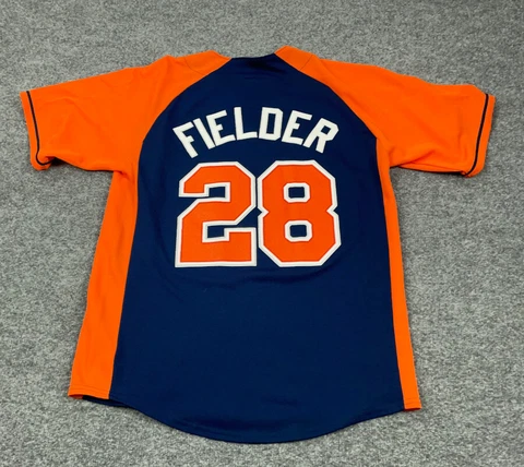 Genuine Merchandise Prince Fielder Detroit Tigers Jersey Adult Medium Orange Cover