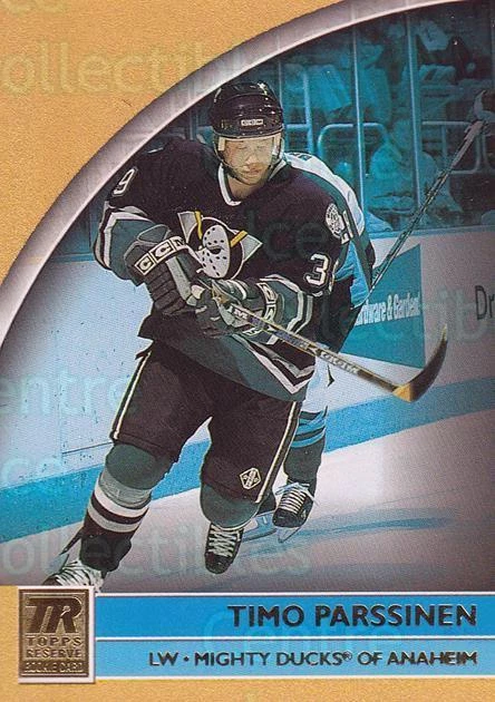 2001-02 Topps Reserve #112 Timo Parssinen - Image 1 of 1