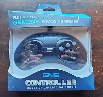 Hyperkin Sega Genesis GN6 Wired Controller for RetroN 3 & Sega Genesis NiB - Image 1 of 2