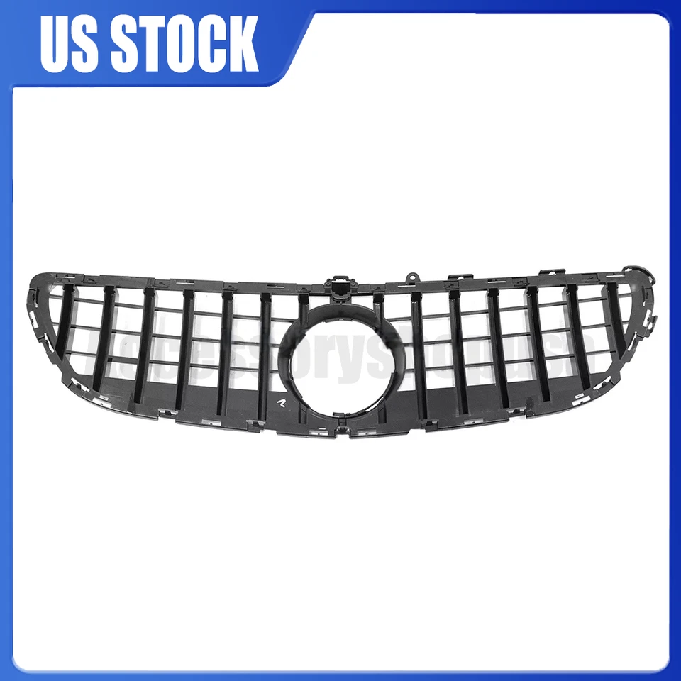 For Mercedes Benz CLS63 AMG S 2015 2016 2017 Front Grille Grill GT Style Black — 第 1/4 张图片