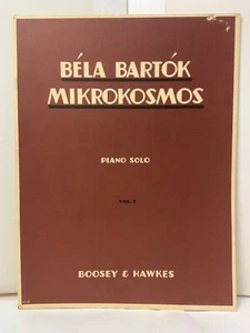 Bela Bartok Mikrokosmos Vol. 1 Piano Solo Keyboard Organ Songbook Sheet Music I - Picture 1 of 10