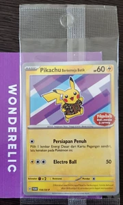 PIKACHU Berkemeja Batik Promo 154/SV-P Pokemon Indonesia Journey - Xatu Design - Picture 1 of 4