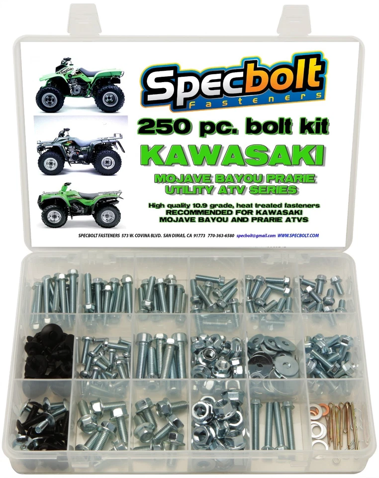 KAWASAKI Utility ATV Kit de pernos Mojave Mule VForce Lakota Advantage Fuerza bruta Foto 1 de 1