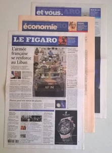 LE FIGARO N°19 303 du 25/08/2006 - Pluton perd son statut de planète / Madonna - Foto 1 di 11