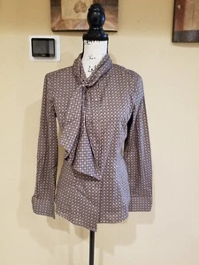 Naracamicie Women's Tie-Neck Blouse Size II (US Large) - Picture 1 of 8