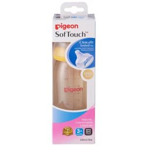 Pigeon Peristaltic Plus Nursing Bottle BPA Free 3+ Months 240ml - Picture 1 of 1