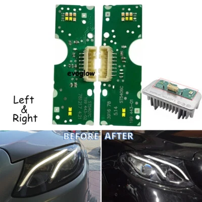DRL Turn signal LED Boards For MERCEDES-Benz E-CLASS W213 S213 17-19 LOW SPEC - Image 1 of 4