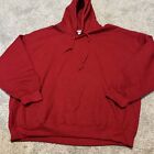 Gildan 2Xl Hooded Sweatshirt Hoodie Kangaroo Pouch Red/Claret. Nwot