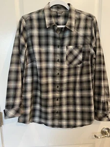 Camisa de manga larga Eddie Bauer para mujer L corte clásico botón delantero, ¡muy muy bonita! - Imagen 1 de 9
