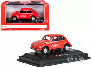 1966 VOLKSWAGEN BEETLE "COCA-COLA" RED 1/72 DIECAST MODEL CAR BY MCC 472005 - Picture 1 of 2