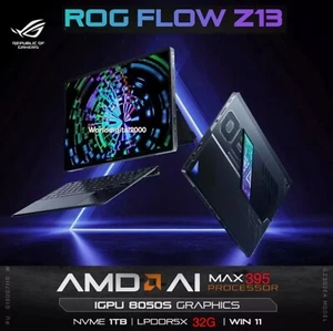 2025 ASUS ROG FLOW Z13 AMD AI Max+ 395 32G 1TB 13.4 2.5K 500nits Dolby Vision - Picture 1 of 1