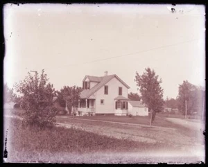 (1) NEGATIVO DE VIDRIO ANTIGUO DE FINALES DE 1800, PRINCIPIOS DE 1900, CASA, UBICACIÓN DESCONOCIDA #3 - Imagen 1 de 2