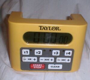 Taylor Model #5839 Digital 4-Channel 10-Hour Commercial Kitchen Timer