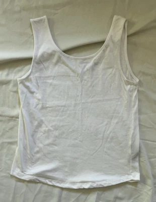 Camiseta sin mangas Misses Avon talla pequeña blanca Foto 1 de 2