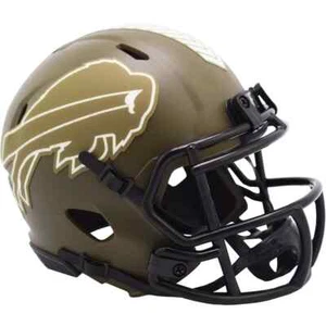 Buffalo Bills NFL Salute to Service Speed Mini Helmet - Picture 1 of 1