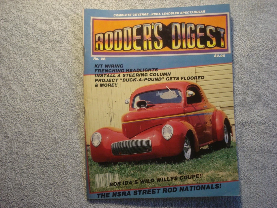 Rodder's Digest 1987 Fall #26 Classic Hot Rod Modified Custom Cars & Trucks - Image 1 of 1